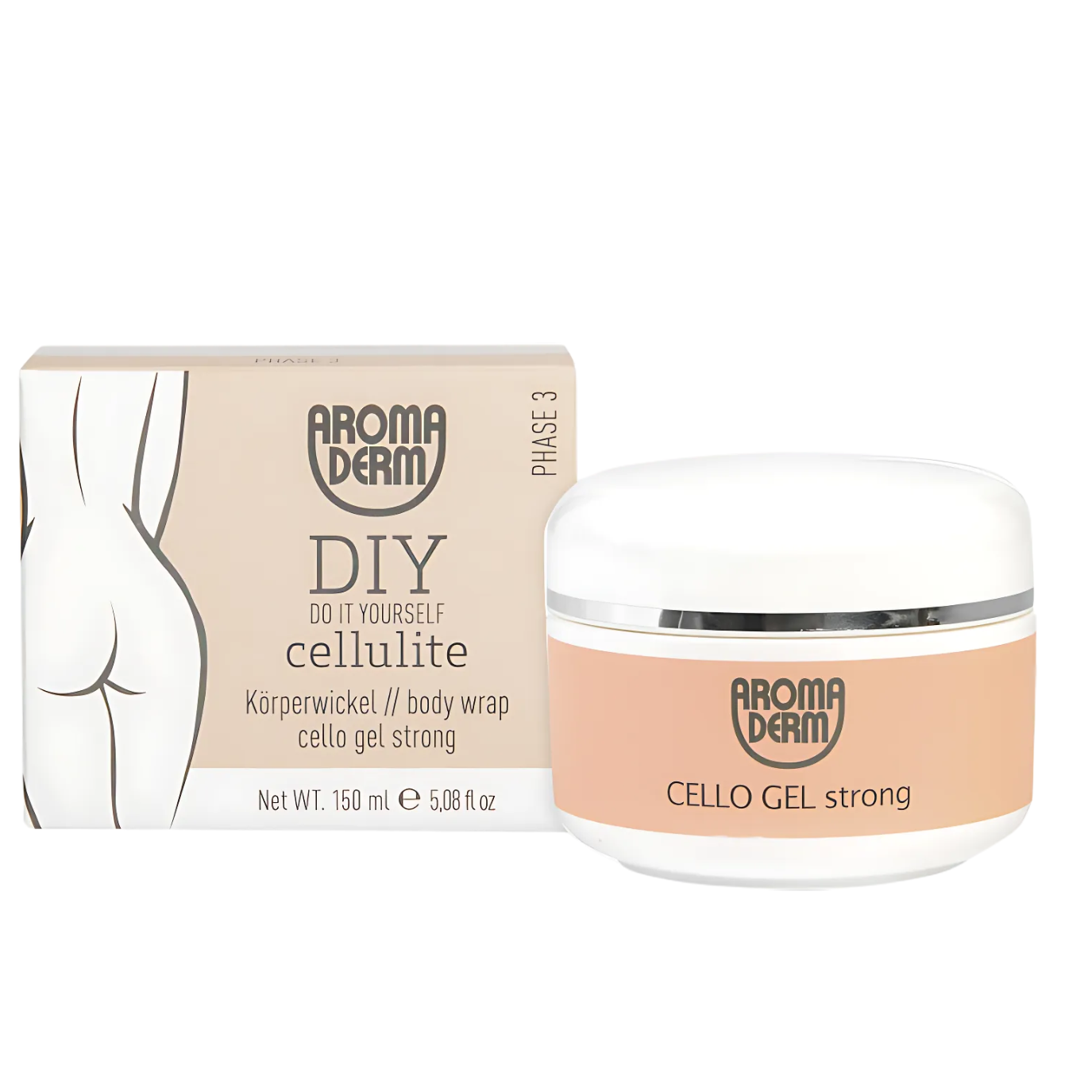 Aroma Derm DIY Cellulite Körperwickel medium Phase 2 150 ml