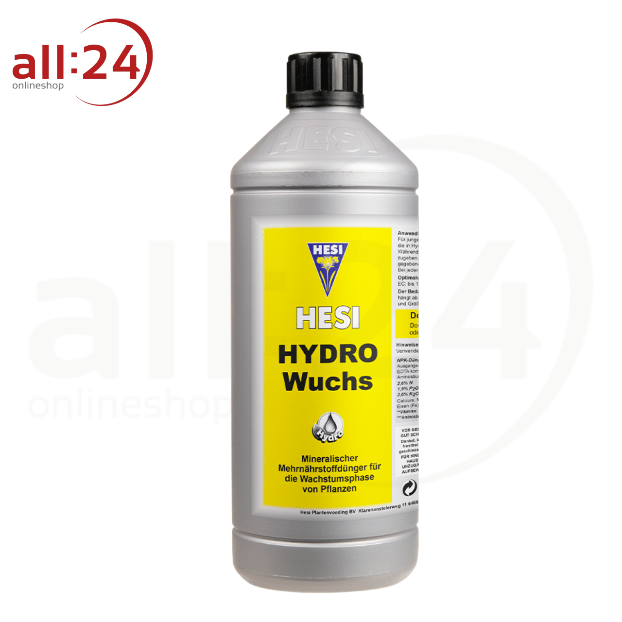 Hesi Hydro Wuchs, Wachstumsdünger 1L