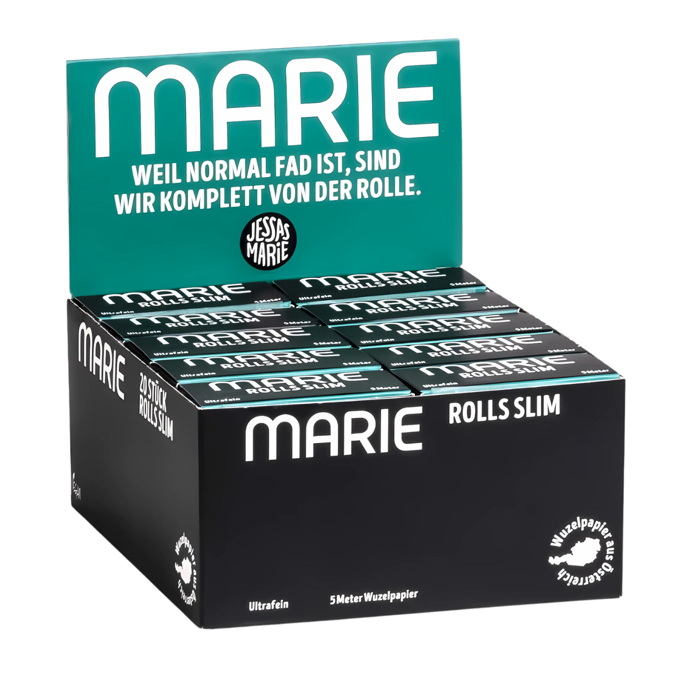 BOX MARIE Rolls Ultrafine Slim Zigarettenpapier - 20 Stück