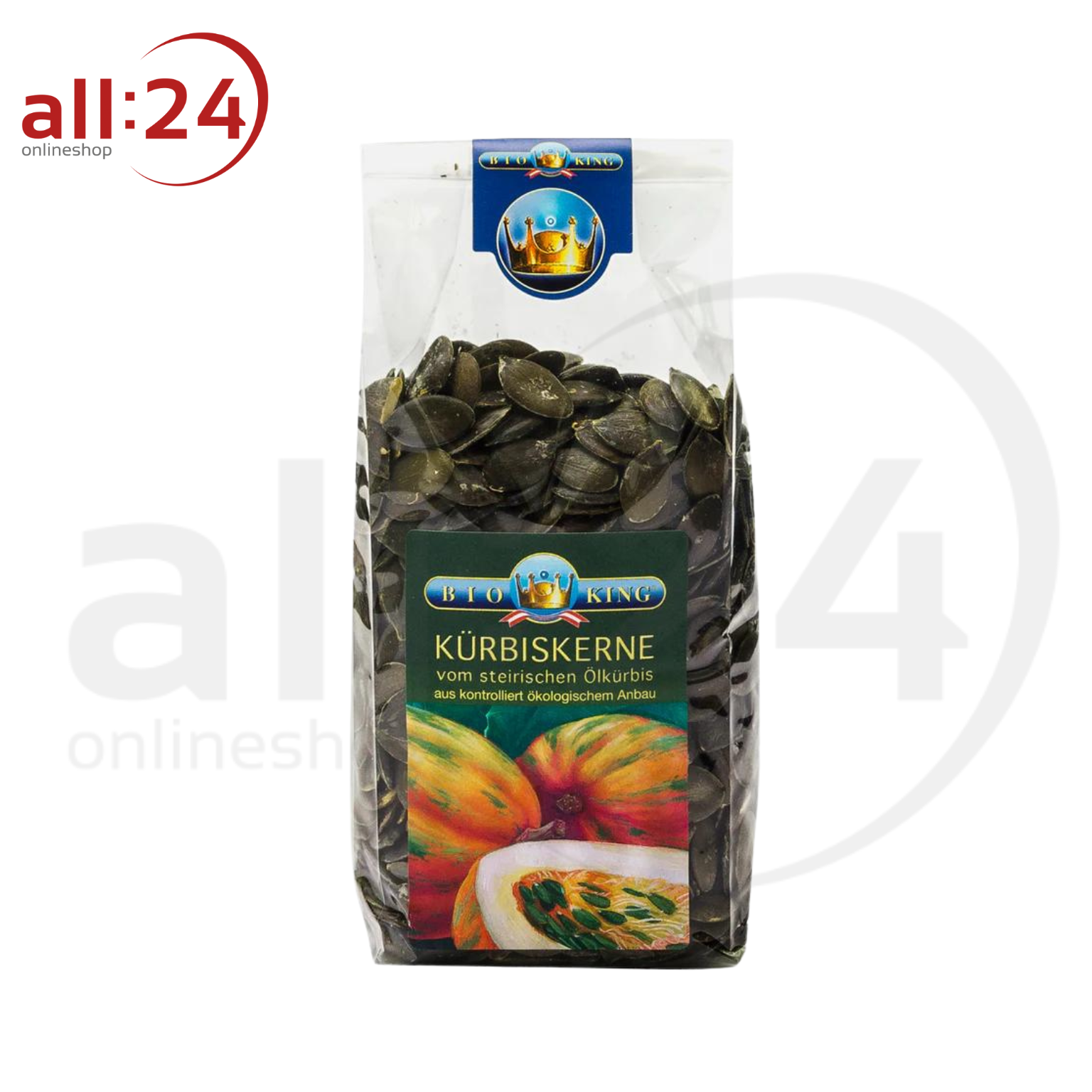 BioKing Bio Kürbiskerne vom Steirischen Ölkürbis Vegan, 250g-1000g