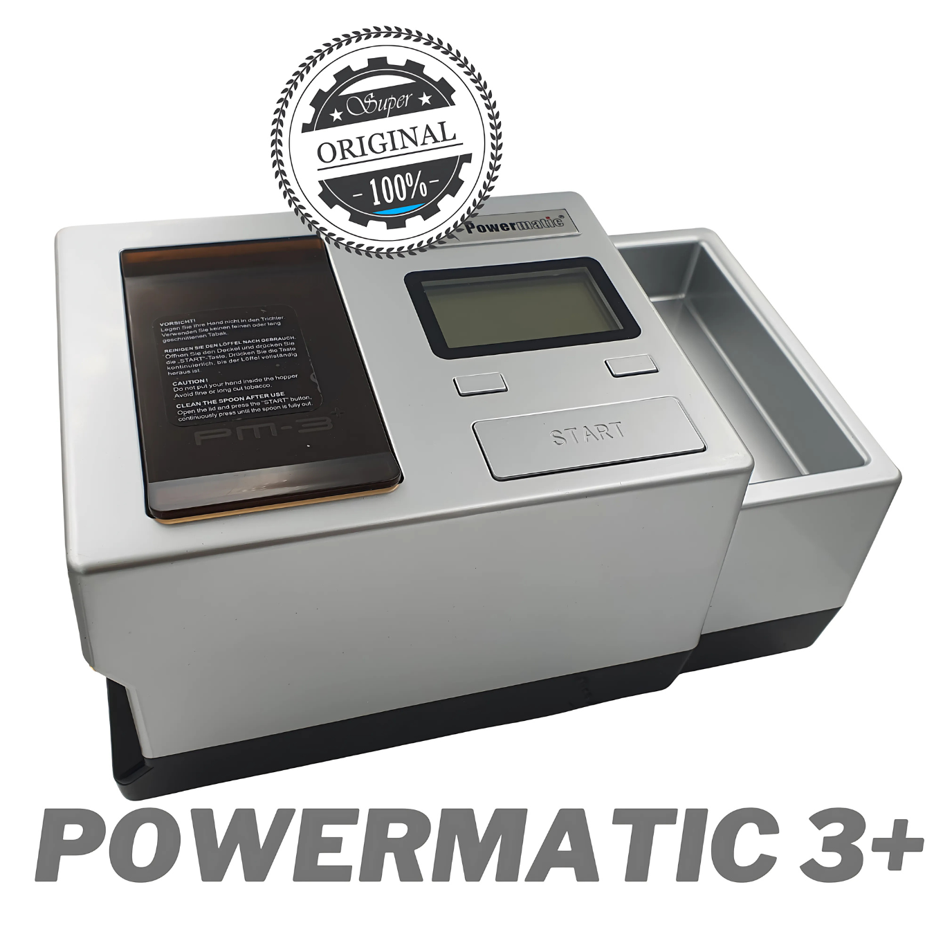 Powermatic 3 + Plus Silber elektrische Stopfmaschine