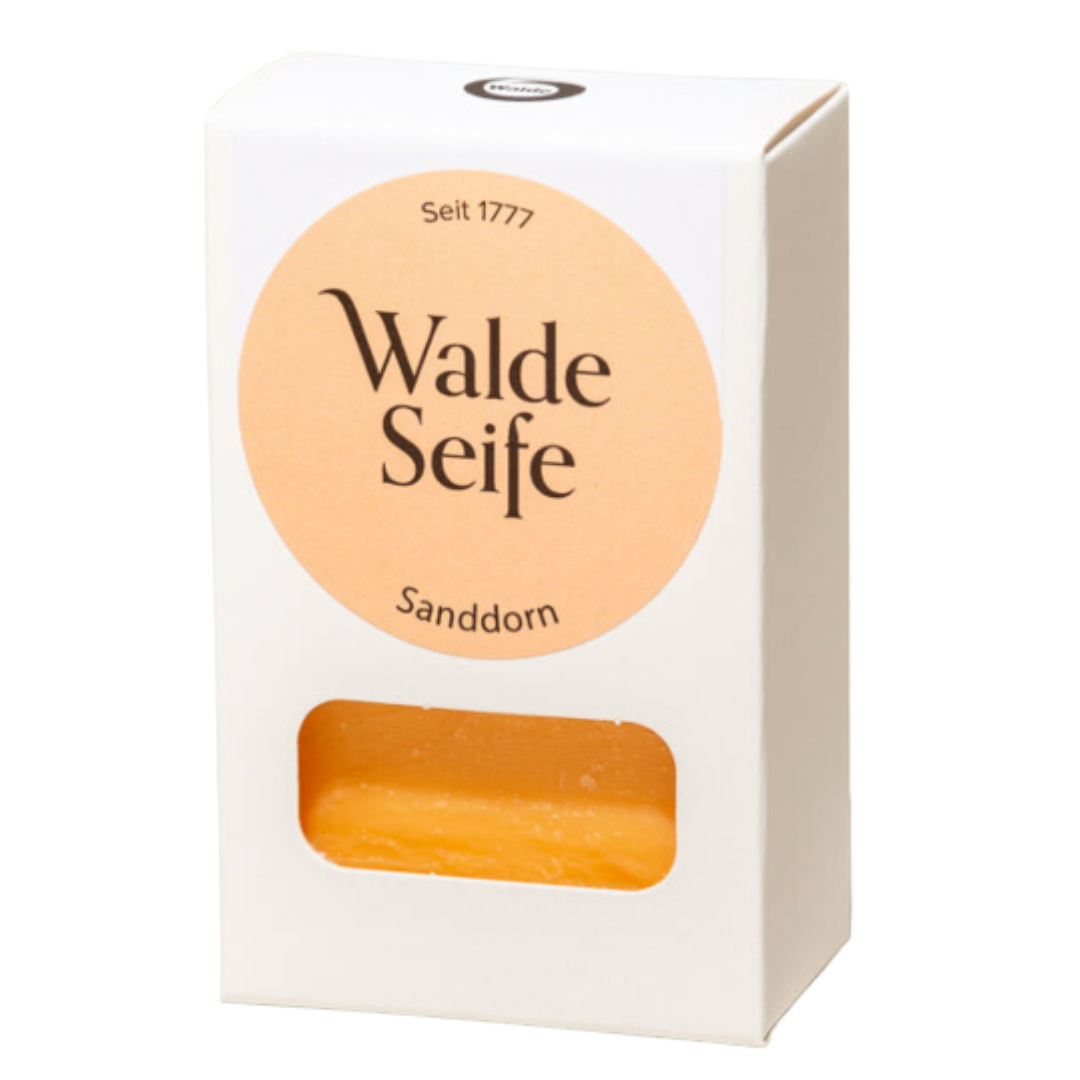 Walde Seifenstück Naturseife 100g Sanddorn Plastikfrei