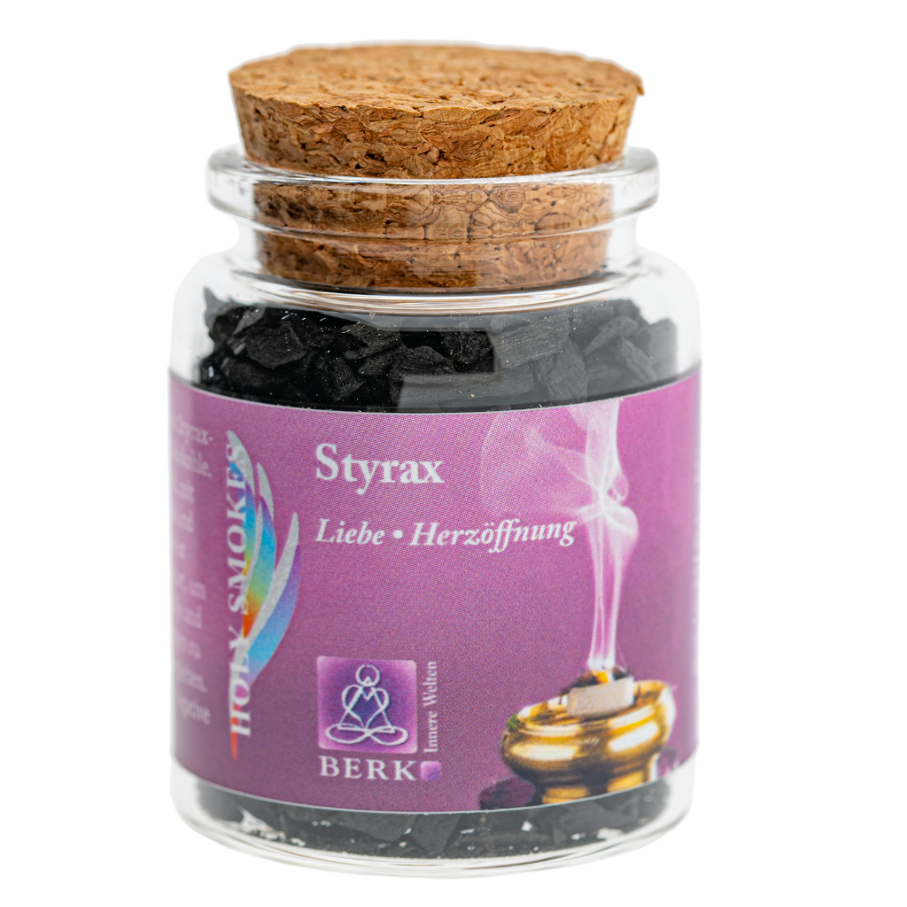 Styrax Pulver Reine Harze Räucherwerk 60 ml Glas
