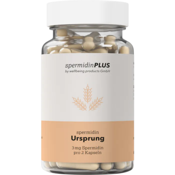 Spermidin Premium 6 mg Spermidin Hochdosiert 60 Kapseln