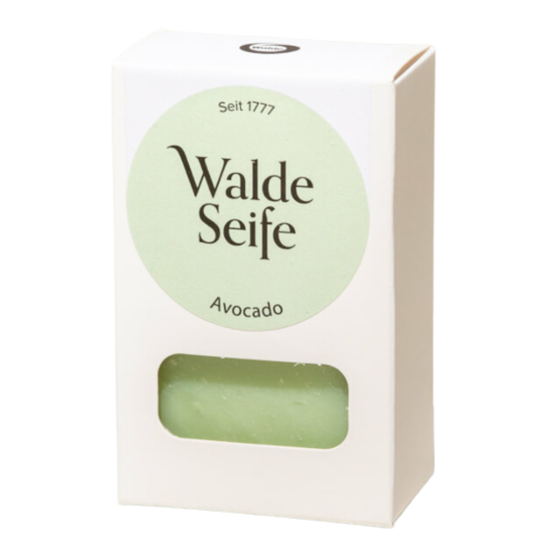 Walde Seifenstück Naturseife 100g Avocado Plastikfrei