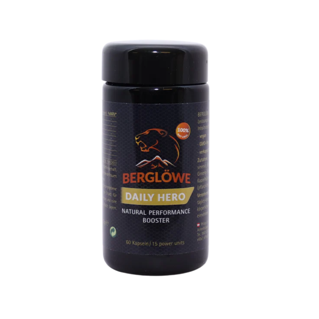 Berglöwe Daily Hero Natural Performance Booster 60 Kapseln