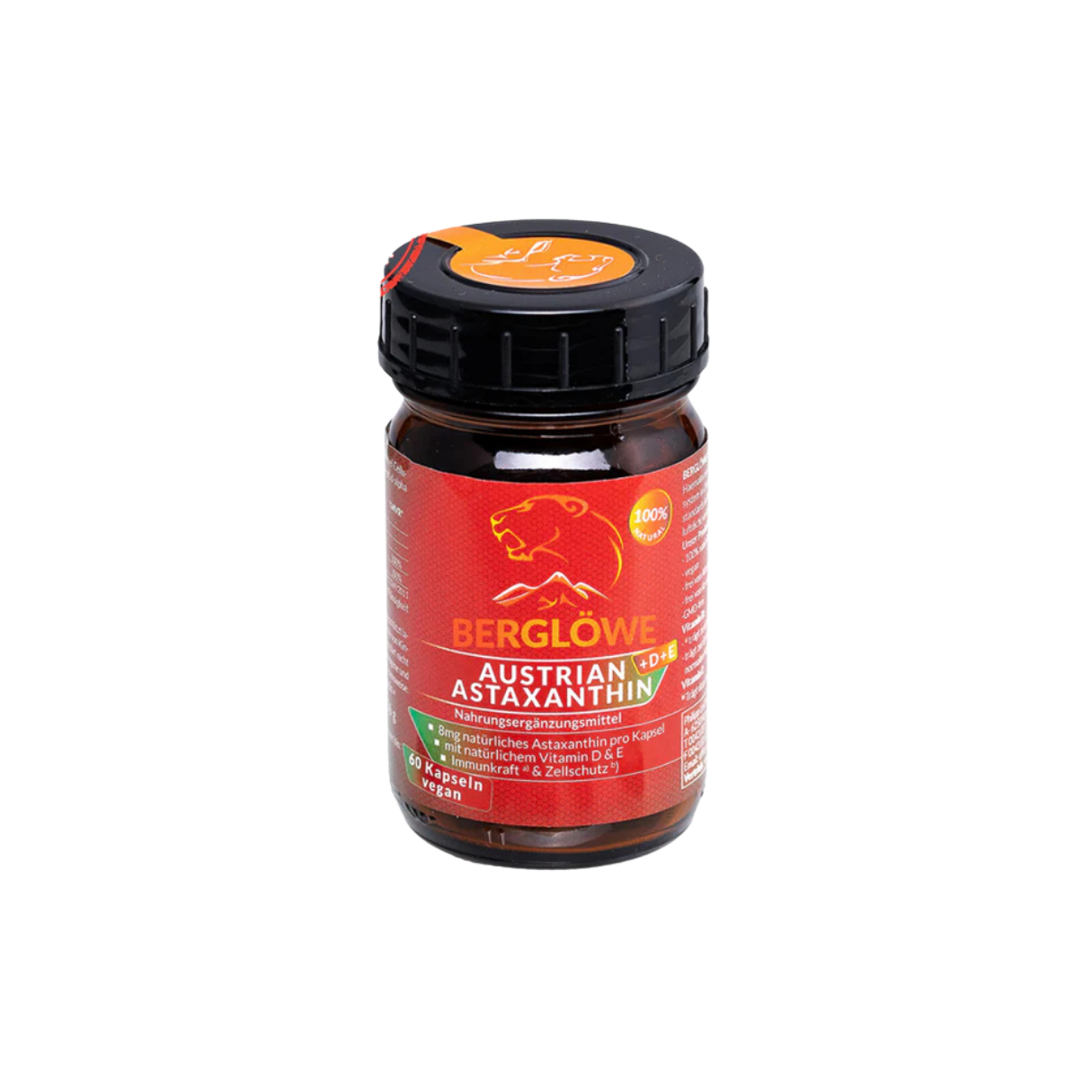 Berglöwe Österreichisches Astaxanthin + Viamin D3 + Vitamin E
