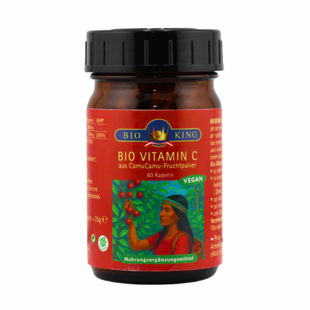 BioKing Natürliches Vitamin C Camucamu 60 Kapseln