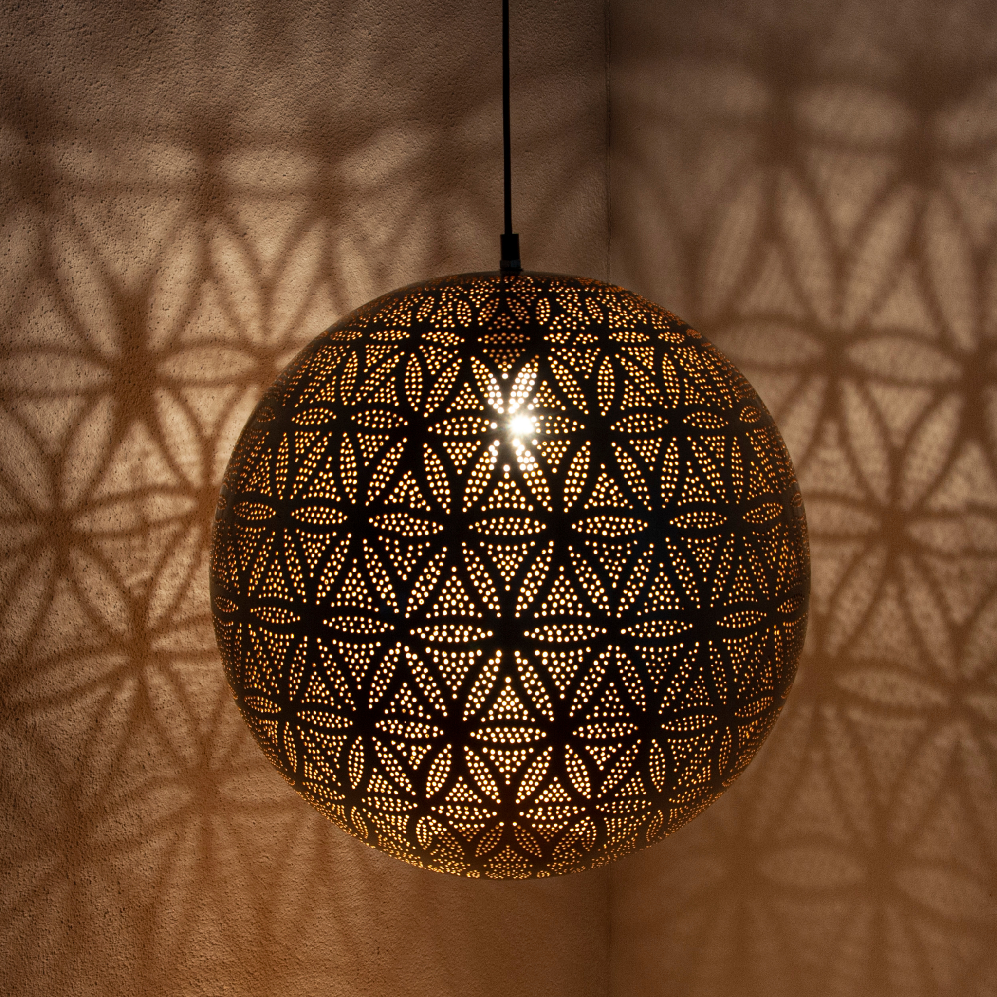 Große Deckenleuchte "Sphäre" - Blume des Lebens Lampe