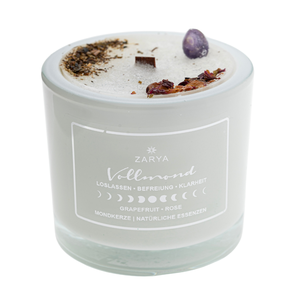 Duftkerze Zeremoniekerze Vollmond Rose Grapefruit