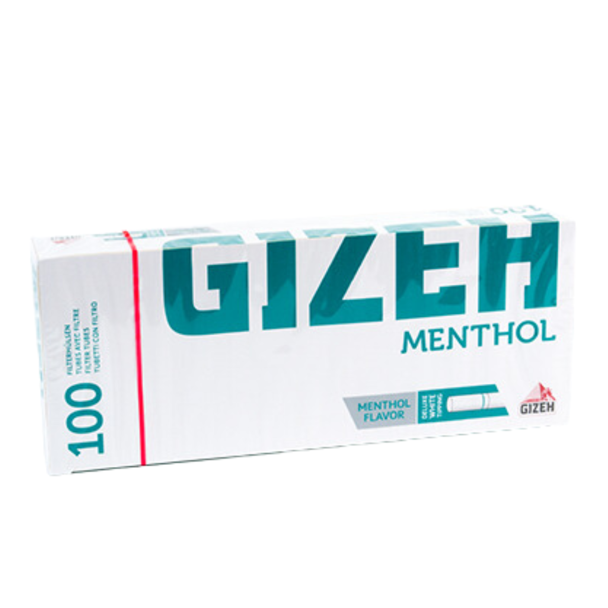 GIZEH Menthol Tip Hülsen - 10.000 Stück in 100 praktischen Packungen à 100