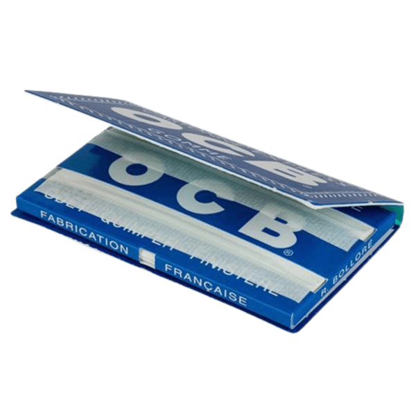 OCB Blau Doppelt Zigarettenpapier Gummizug 100 Blatt