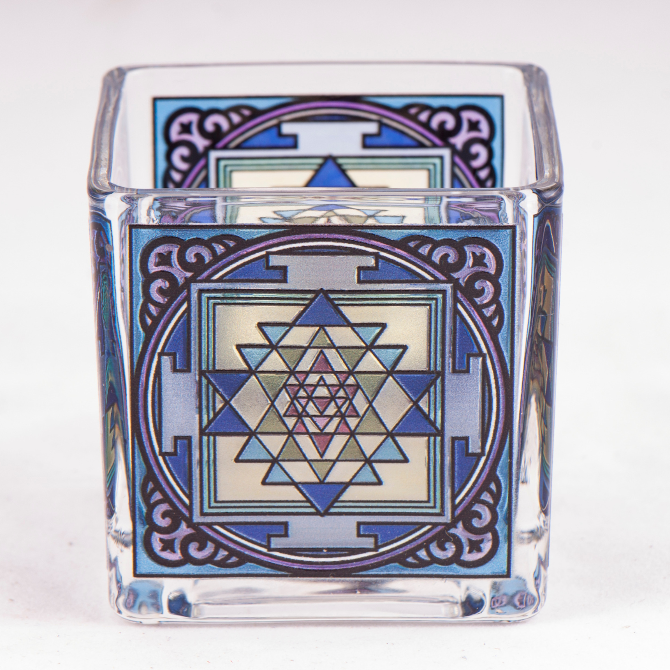 Berk Teelichtglas Shri Yantra