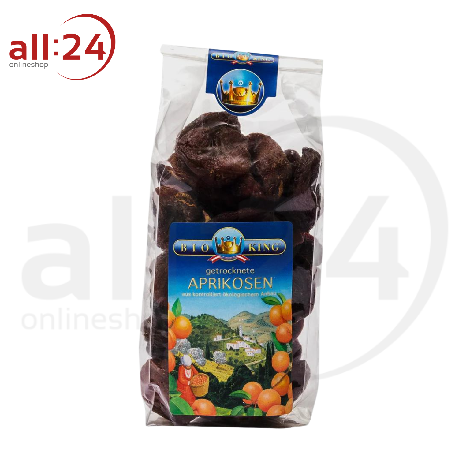 BioKing Bio Aprikosen Getrocknet, 250g-500g