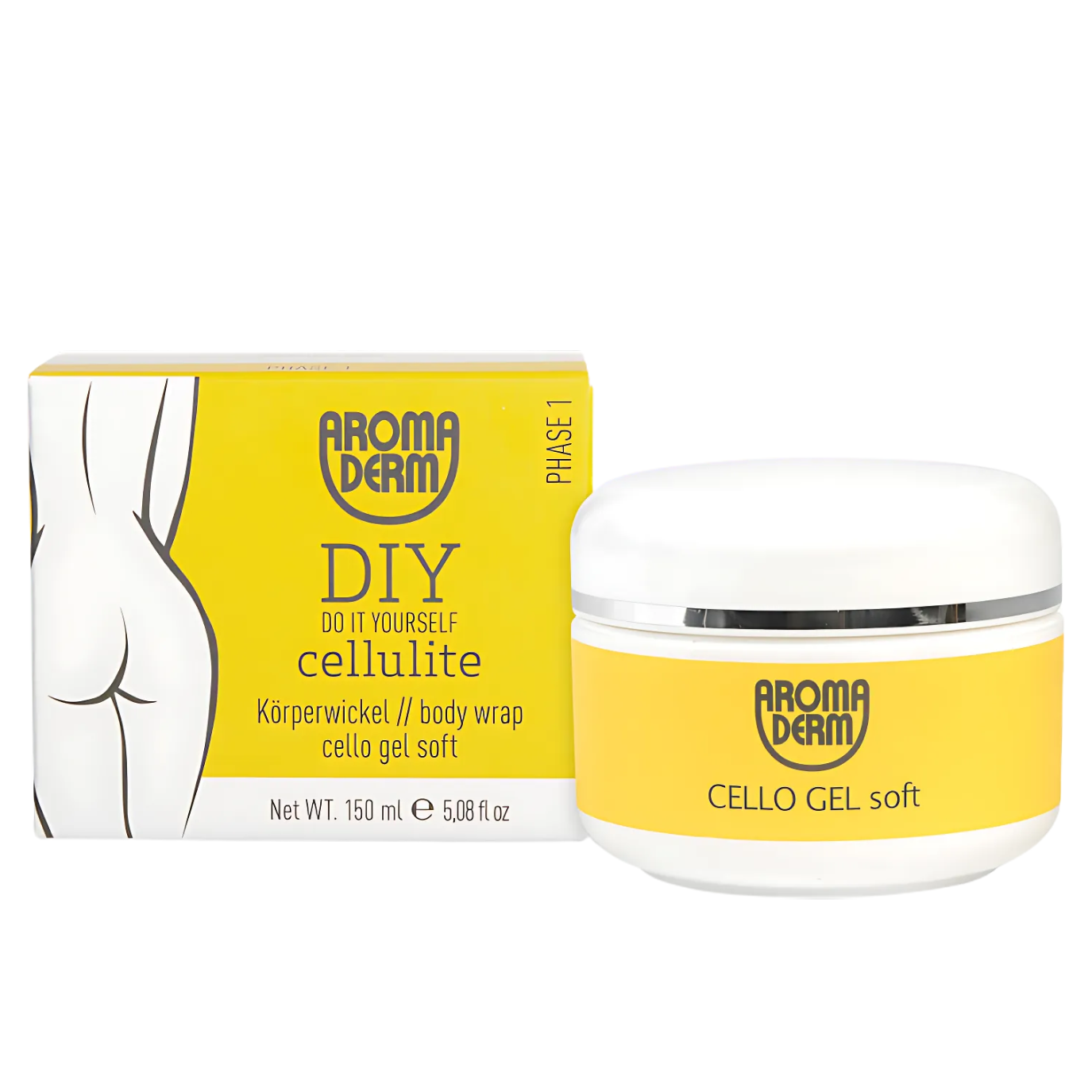Aroma Derm DIY Cellulite Körperwickel soft Phase 1 150 ml