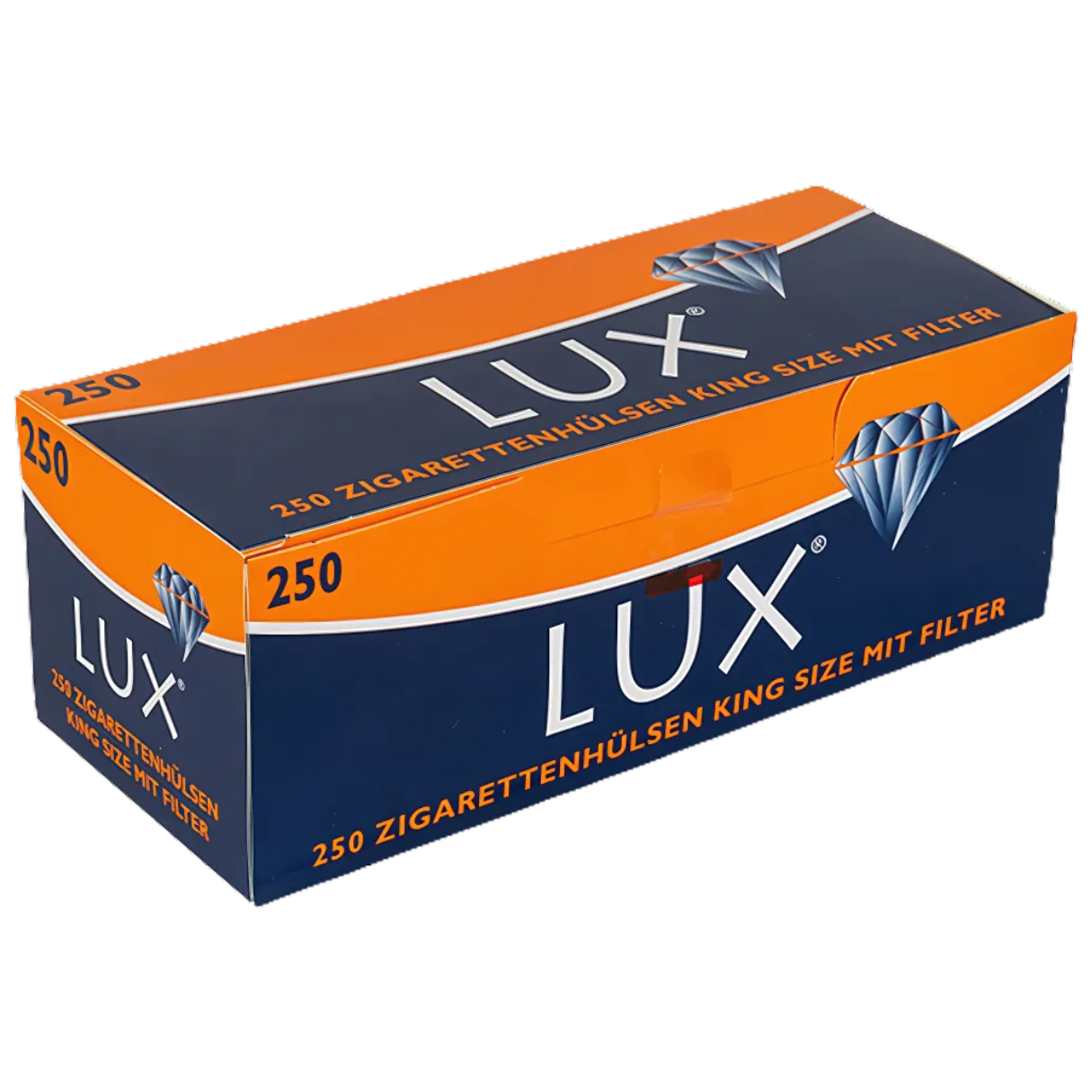 LUX Zigarettenhülsen - Packung mit 250 Stück