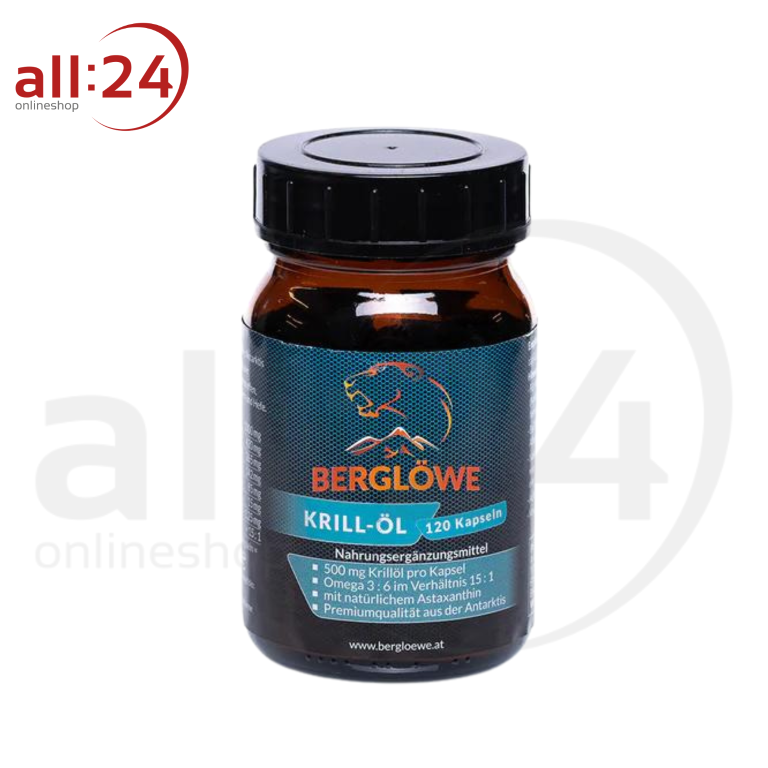 Berglöwe Omega 3 aus Krill-Öl 44g-88g