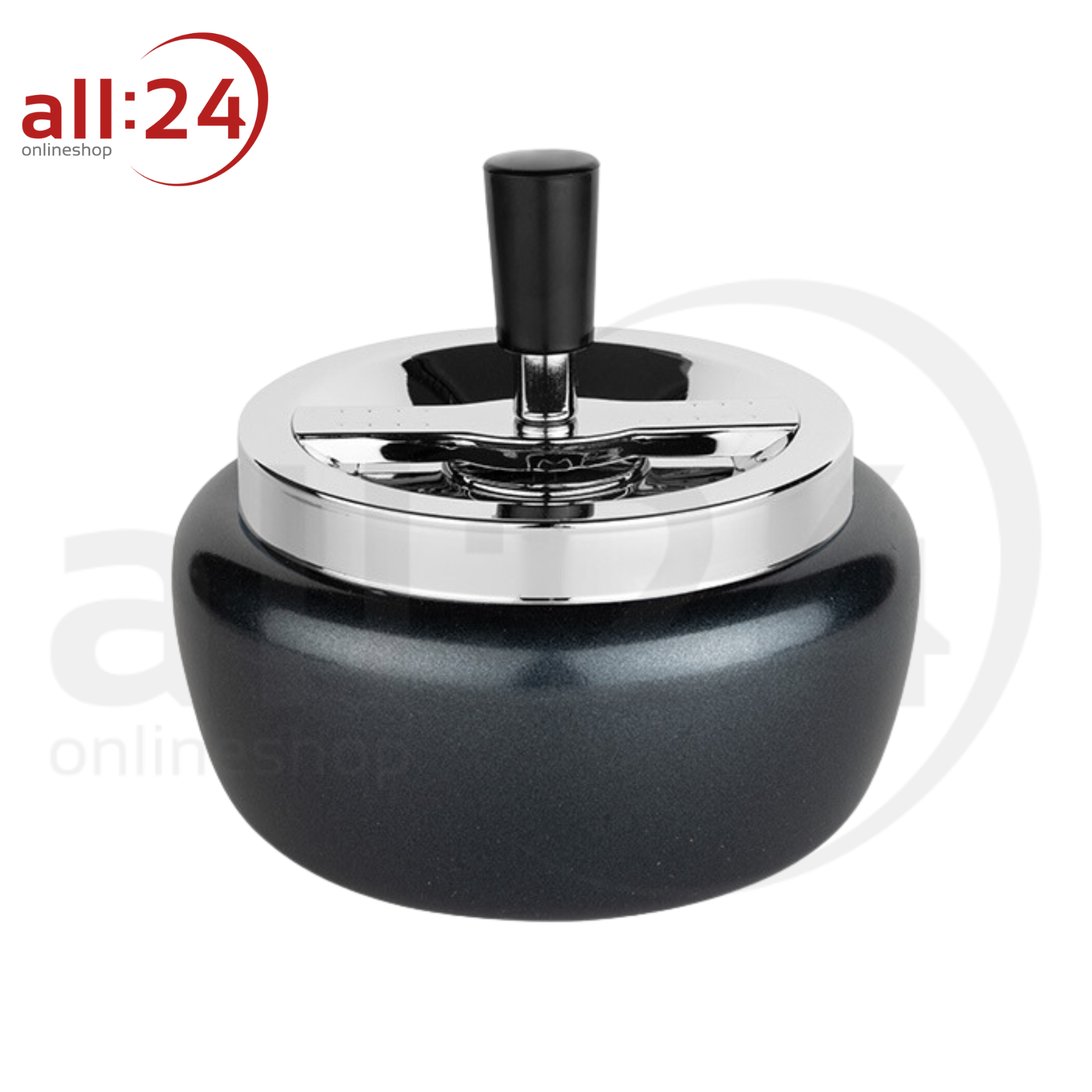 Aschenbecher Anthrazit Metallic, ⌀ 13 cm
