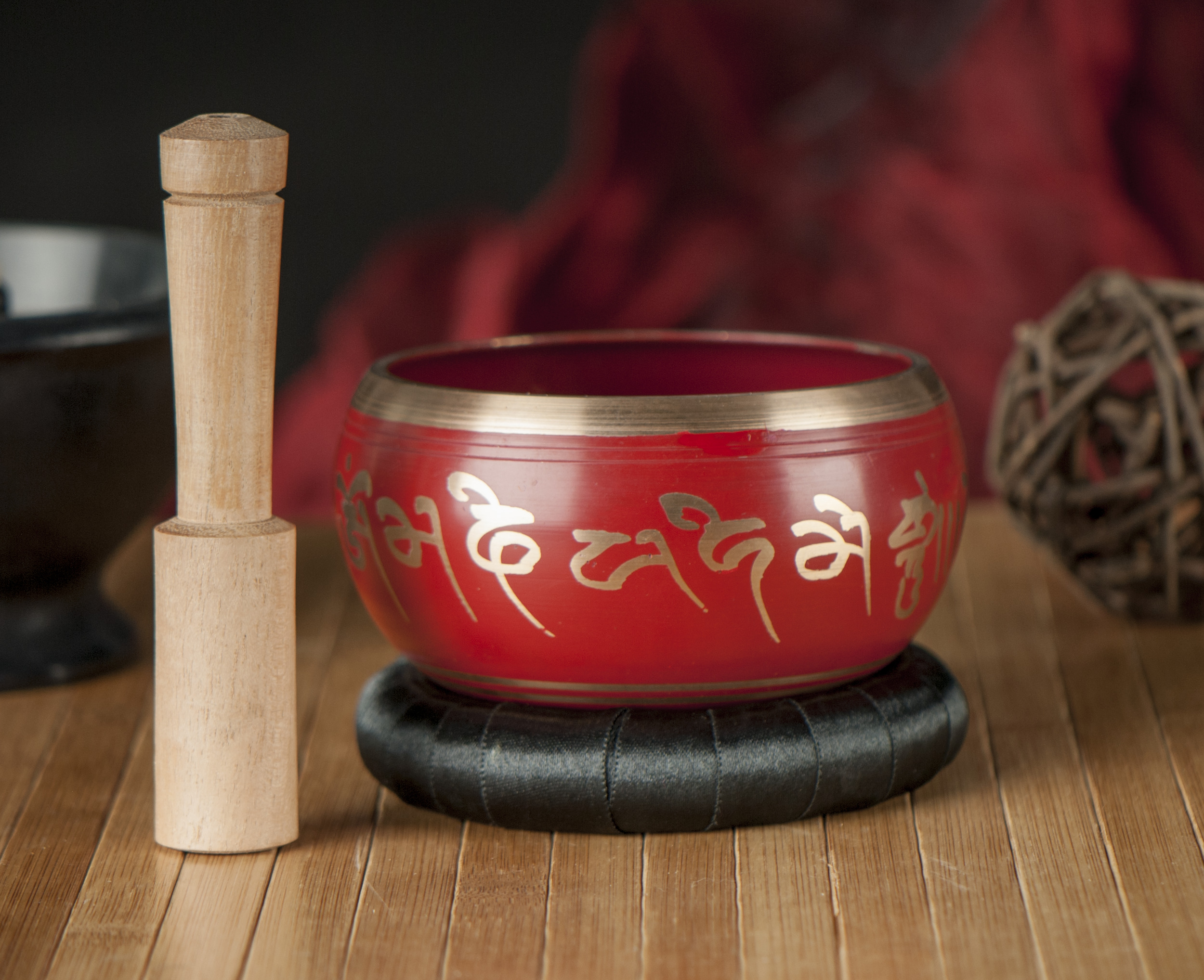 Berk Klangschalenset Lotus, rot ø 13 cm