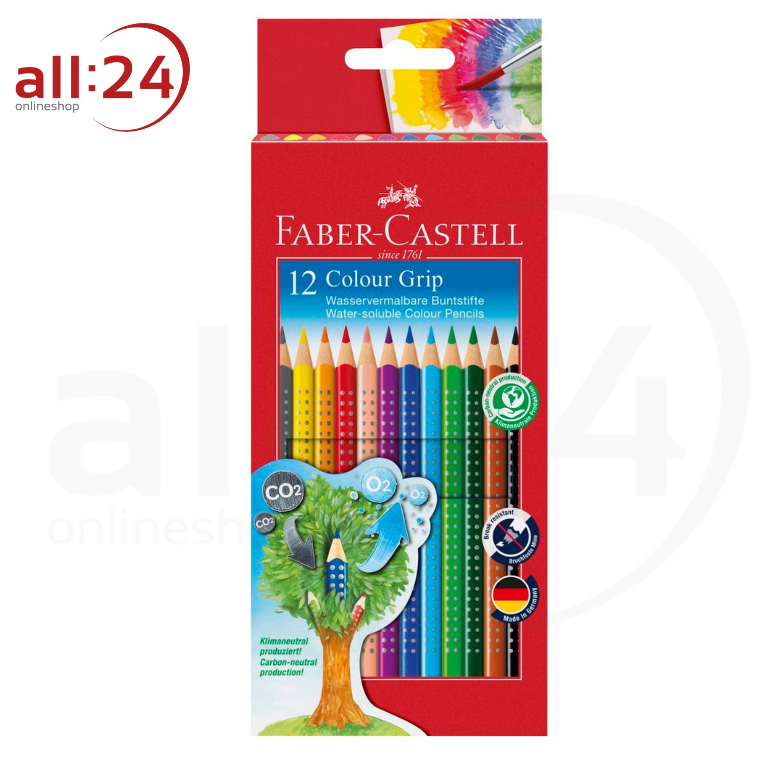 Faber Castell Farbstifte Colour Grip 12 St.