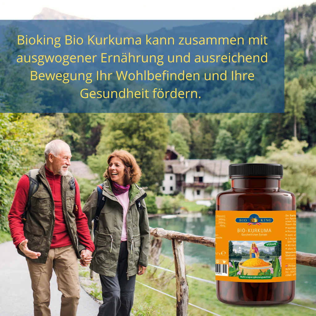 BioKing Kurkuma Ganzheitlicher Extrakt in 60 Kapseln