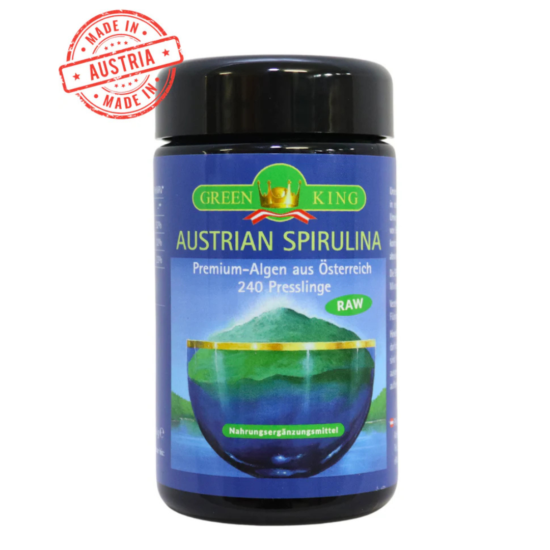 GreenKing Bio Spirulina-Algen aus Österreich 240 Presslinge