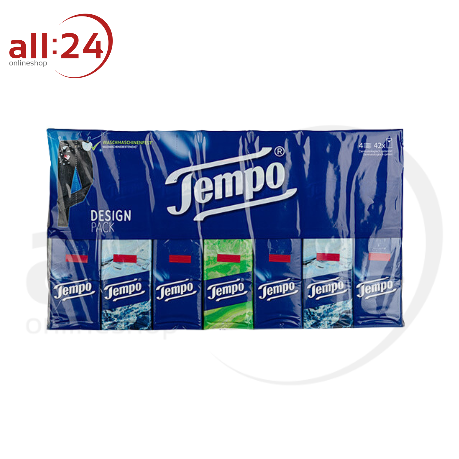 Tempo XL Vorteilspack 420 4-lagige Taschentücher (42x10 Stück)