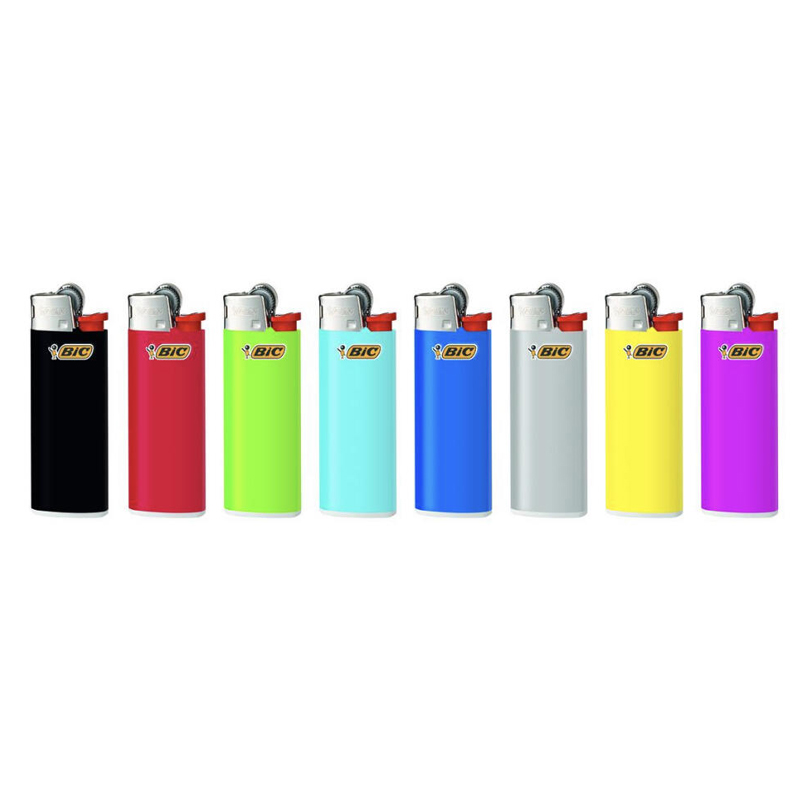 BIC Feuerzeuge Mini J25 5 Stück VERSCHIEDENE Farben