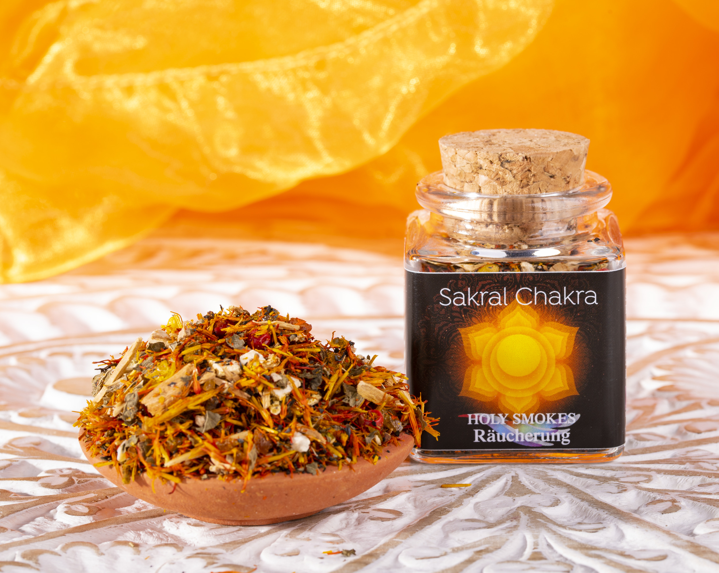 Sakralchakra Chakra Räuchermischung Holy Smokes