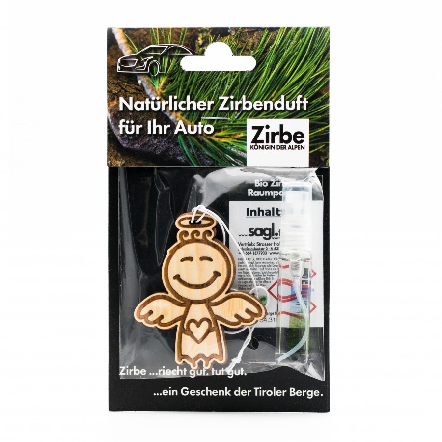 Autoduft aus Zirbe Anhänger Schutzengelchen