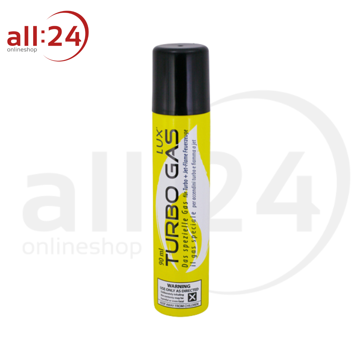 Lux Turbo Feuerzeug Gas, 90 ml