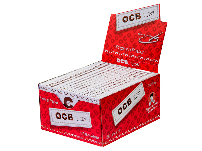 OCB Weiß Lang King Size Zigarettenpapier 50er Box