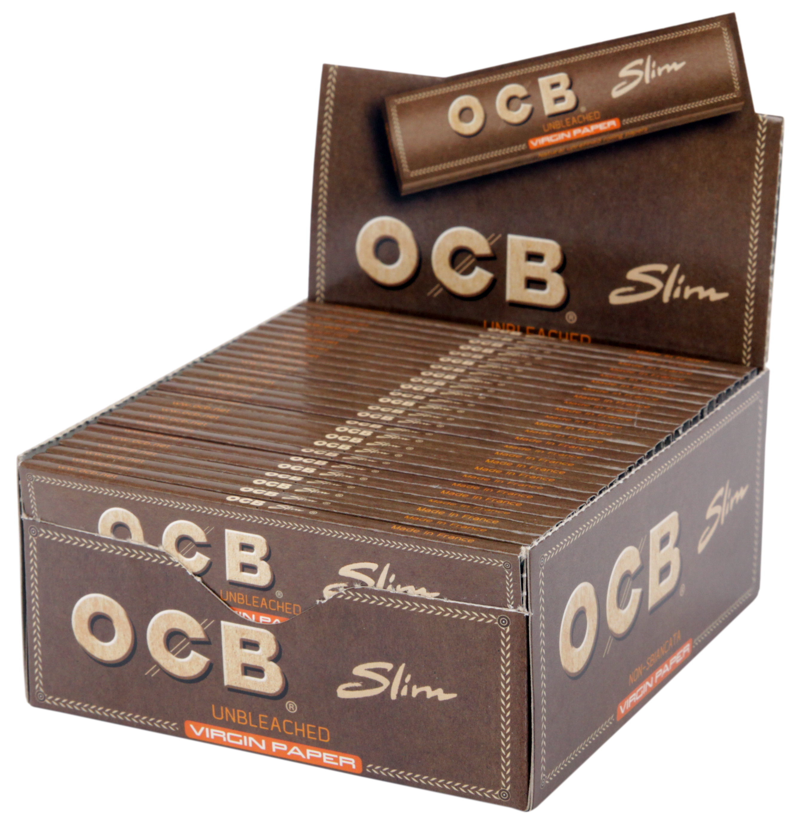 OCB Virgin King Size Slim Zigarettenpapier 50 Stück