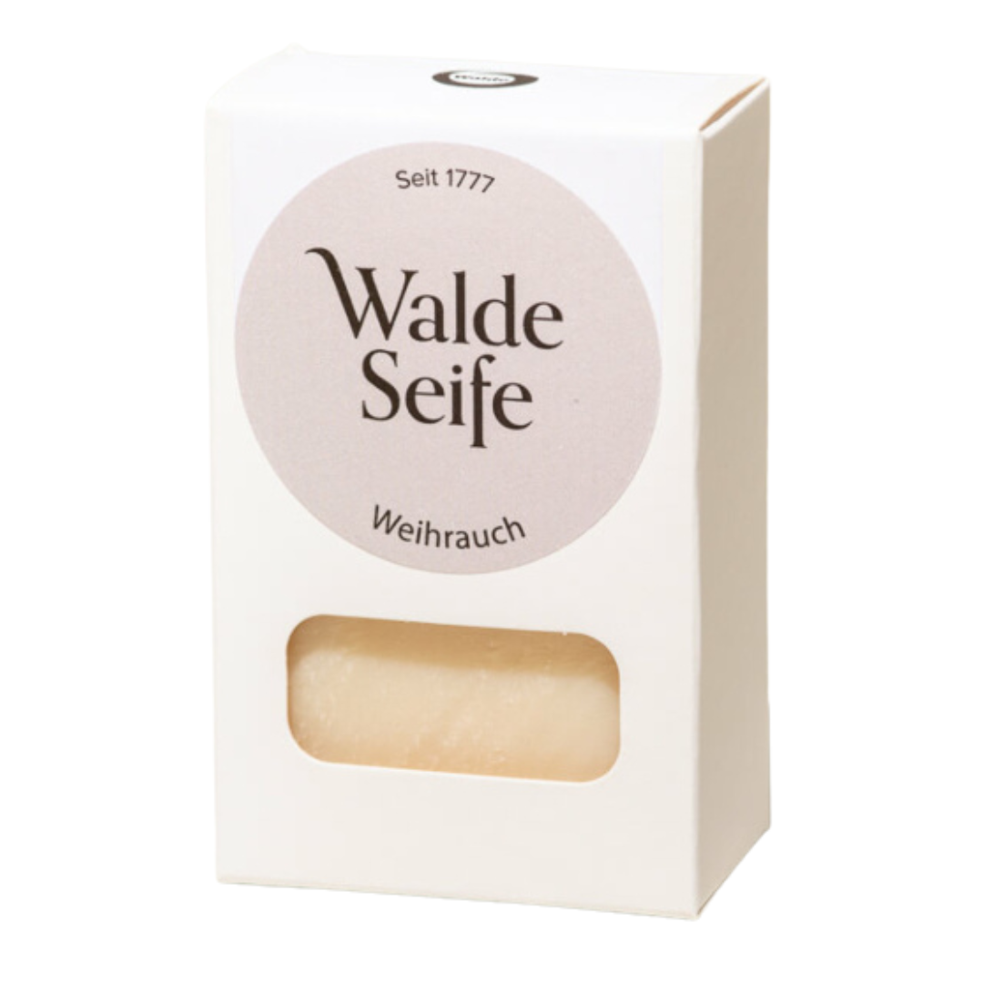 Walde Rasierseife Naturseife Weihrauch 100g Plastikfrei