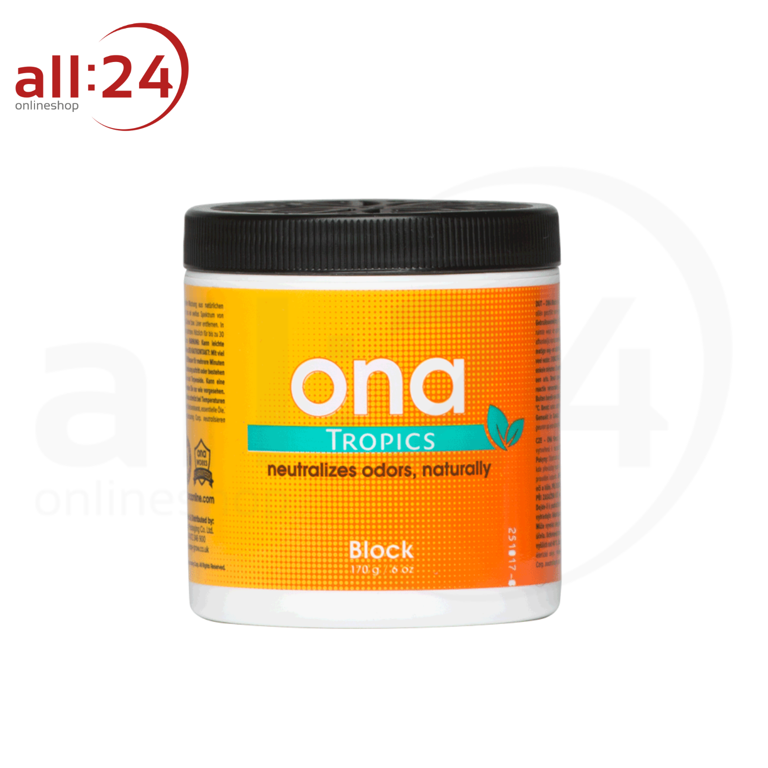 ONA Block Geruchsneutralisierer - Tropics 170g