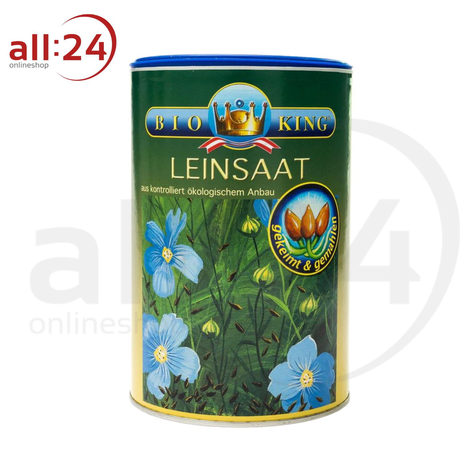BioKing Bio Leinsaat Gekeimt Gemahlen