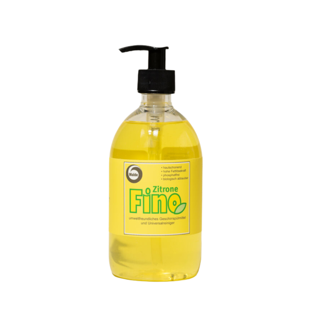 Walde Fino Zitrone Geschirrspülmittel und Universalreiniger 500ml