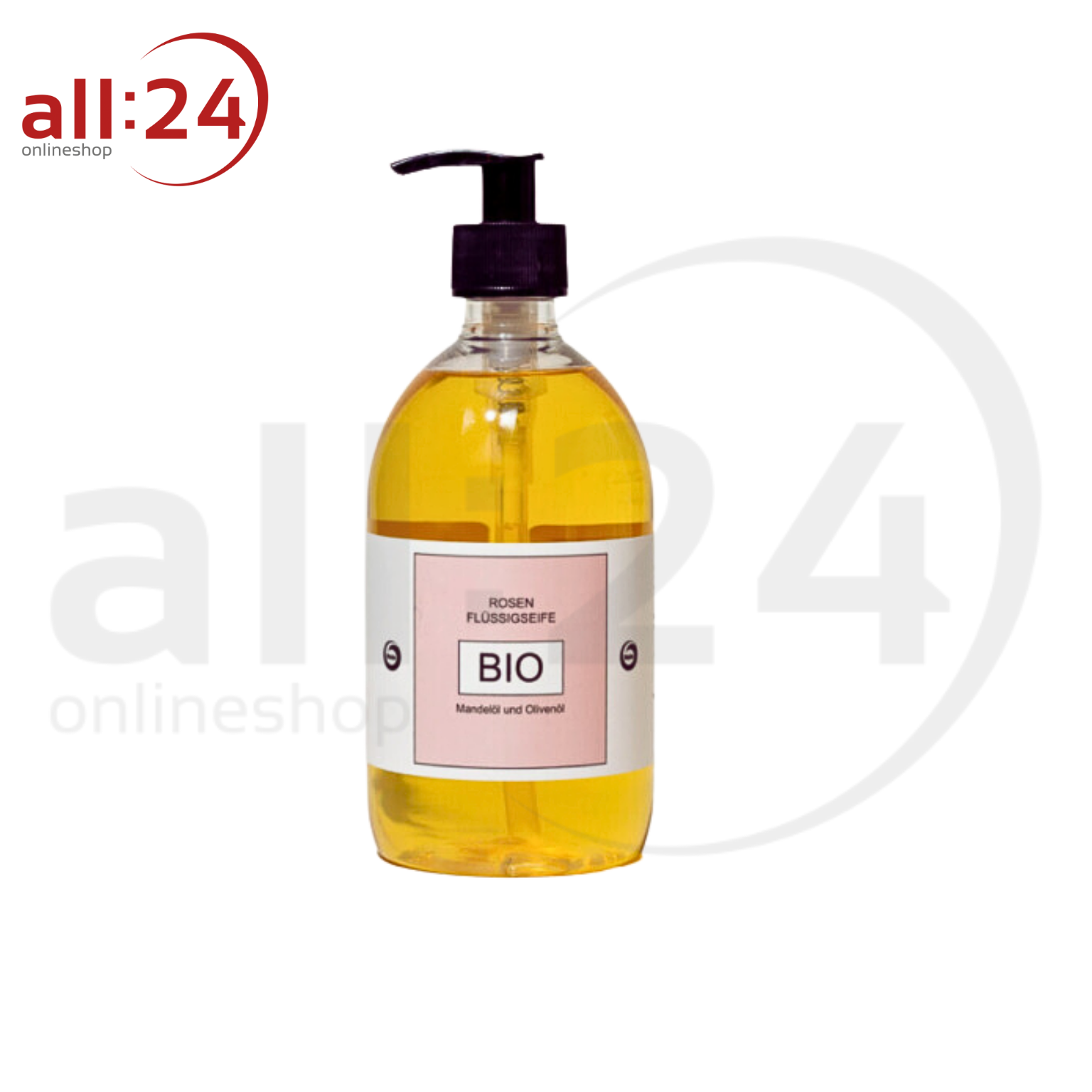 Walde Bio Flüssigseife Rose, 500ml
