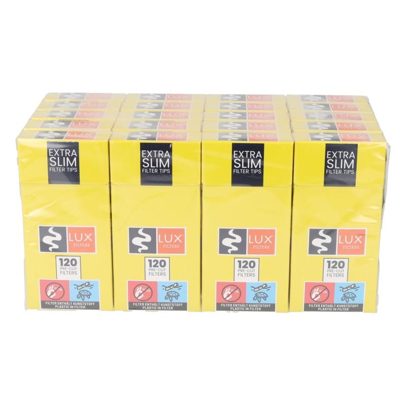 Filter Tips LUX Extra Slim Flip Top 20 Schachtel