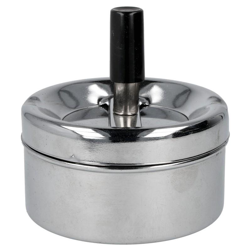 Aschenbecher Windascher Chrom 9 cm