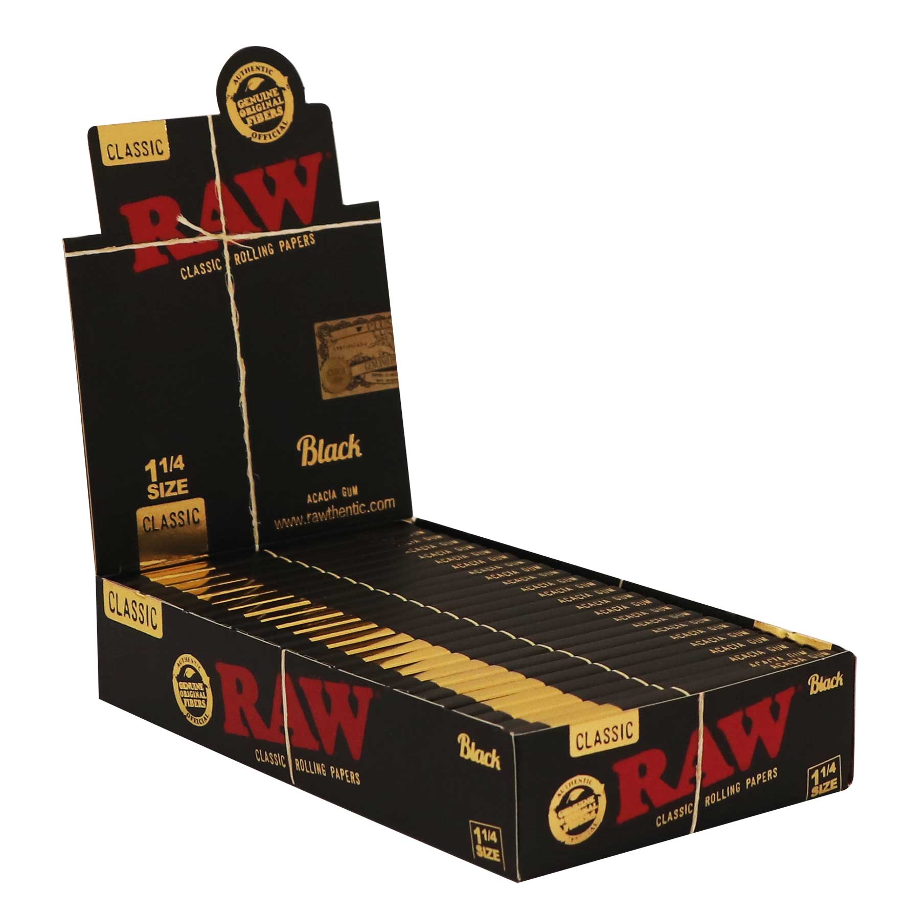 RAW Black Rolling Paper 1/4 24 Stück