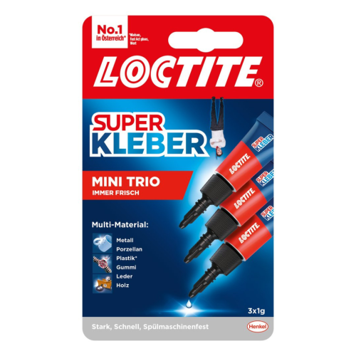 Loctite Superkleber Sekundenkleber MiniTrio Original 