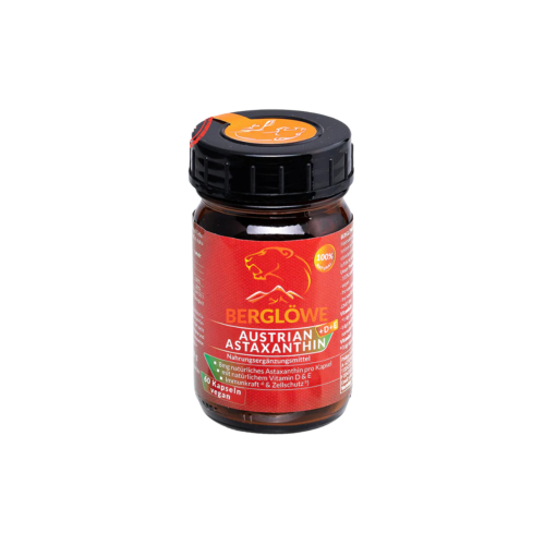 Berglöwe Österreichisches Astaxanthin + Viamin D3 + Vitamin E 36g