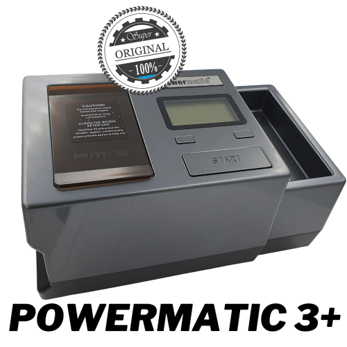 Powermatic 3 + Plus Schwarz elektrische Stopfmaschine 