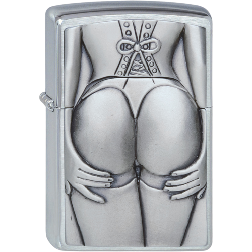 Zippo Feuerzeug Stocking Girl Trick Emblem 