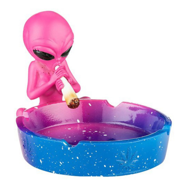 Aschenbecher Alien Pink Lustig 