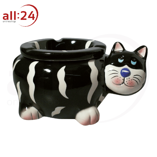 Aschenbecher Windascher Cat Katze 15 cm ⌀ 