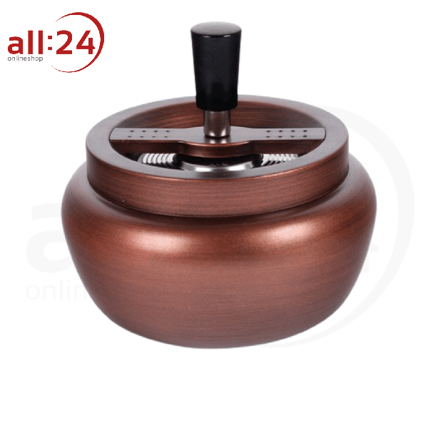 Drehascher Aschenbecher Bronze 11 cm ⌀ 