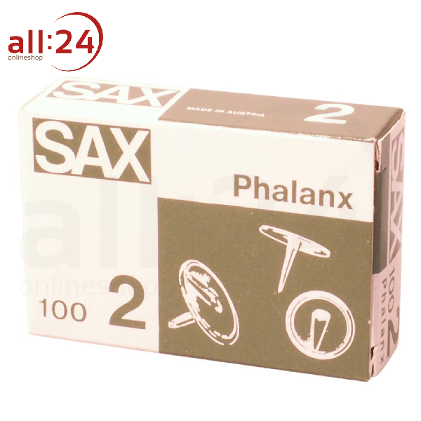 SAX Reißnägel Phalanax 2, 100 Stück Ø 10mm 