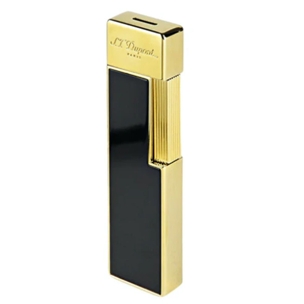 S.T. Dupont Feuerzeug Twiggy Black Lacquer/Golden 